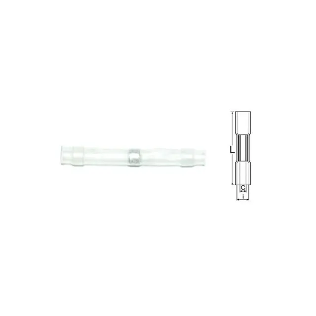 Abiko skjøtehylse 0,75 mm² isolert A0824CWT 