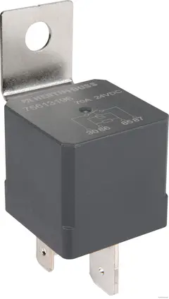 Rele, Arbeid 24 V, 70 A, 4 Pin