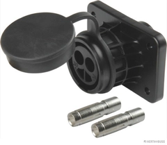 Herth+Buss Sokkel 2-Pin, 24 V