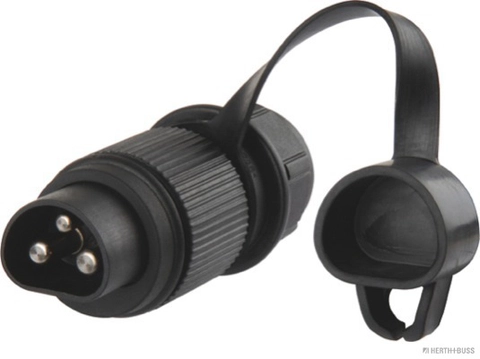 Herth+Buss Plug 3-Pin, 6 - 24 V 