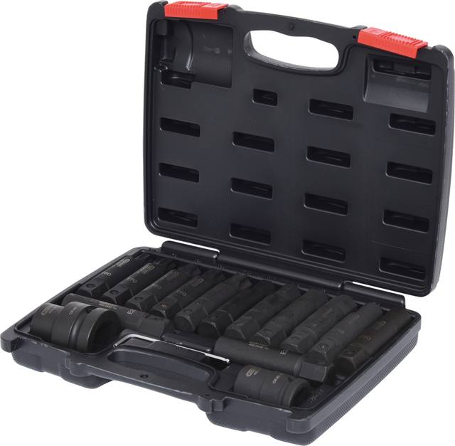 KS Tools kraft skrutre.pipesett 3/4"+1" 