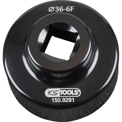 KS Tools 1/2" oljefilterkopp 36 mm 6KANT