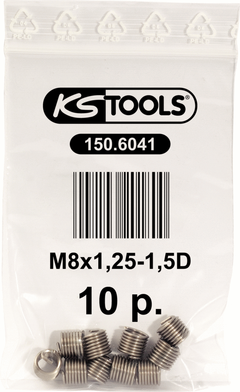 KS Tools løsgjenger M8X1,25 l.10,8 10PK