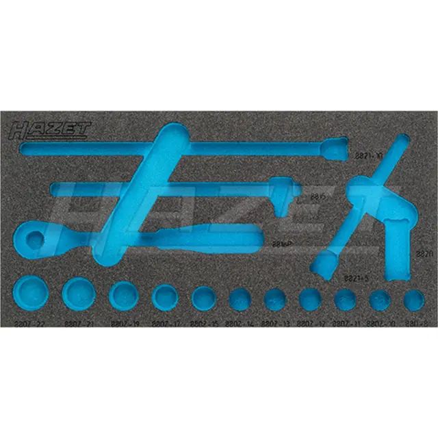 Hazet Tokomponents mykskuminnlegg L x B: 342 mm x 172 mm 