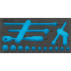 Hazet Tokomponents mykskuminnlegg L x B: 342 mm x 172 mm