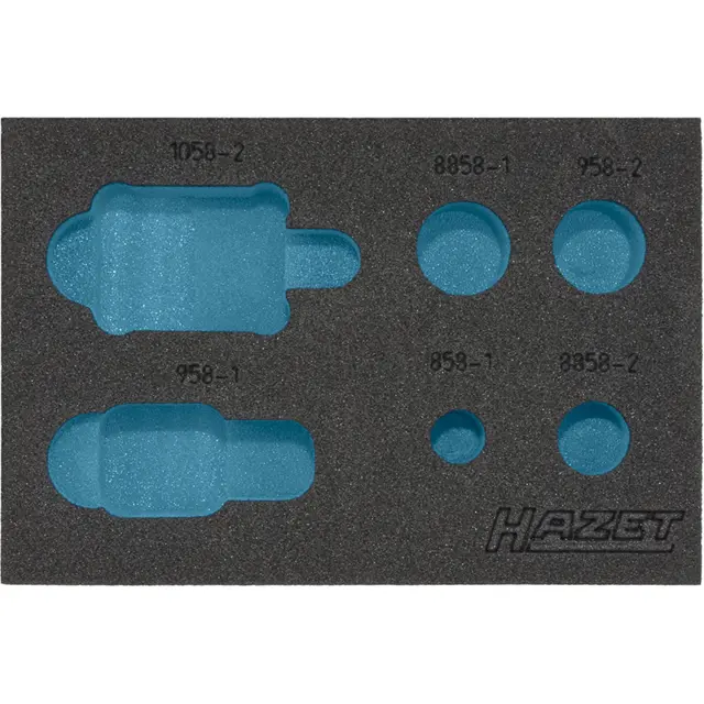 Hazet Tokomponents mykskuminnlegg L x B: 172 mm x 114 mm 