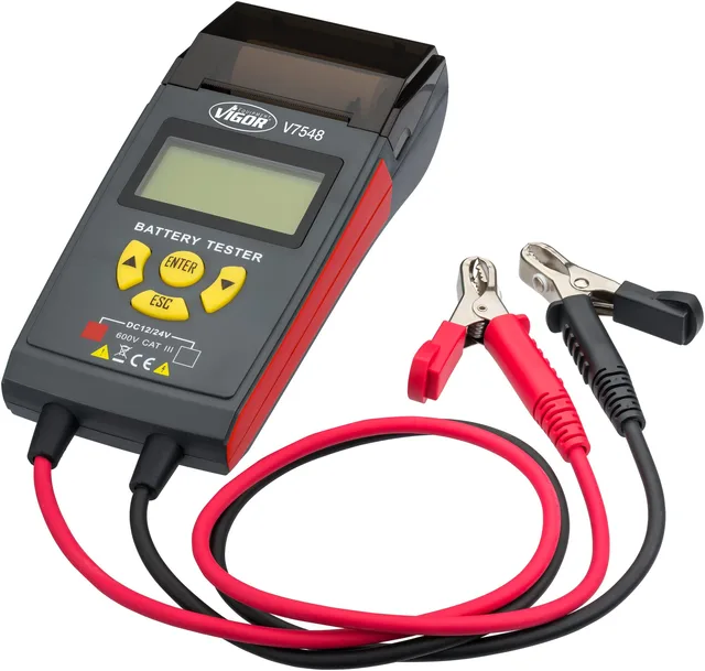 VIGOR Batteritester Egnet for start-stopp-batterier 