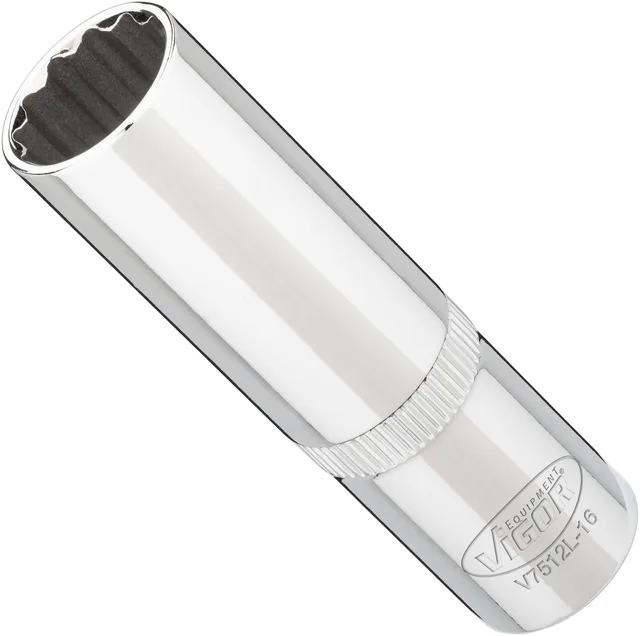 VIGOR Pipe 16 mm 1/2" 12-kant lang Art.nr. V7512L-16 