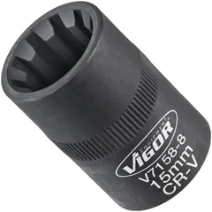 VIGOR Pipe 15 mm 3/8" Rilleprofil Mål: 30 mm