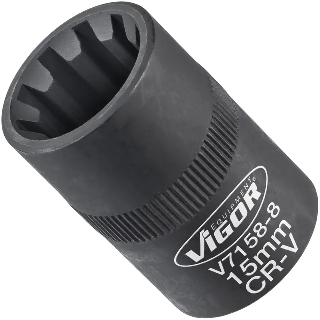 VIGOR Pipe 15 mm 3/8" Rilleprofil Mål: 30 mm 