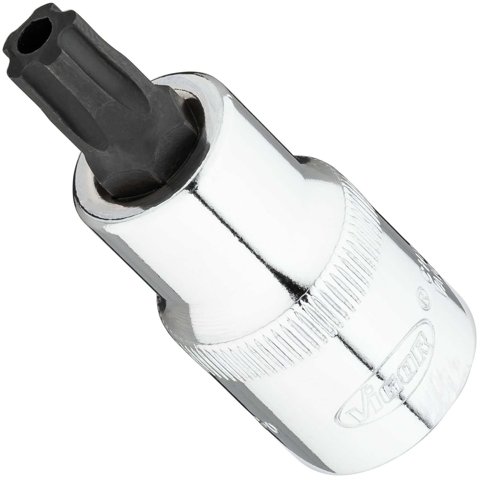 VIGOR Skrutrekkerinnsats T50+H 1/2" Innvendig profil med 5 avrundede