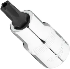 VIGOR Skrutrekkerinnsats T45+H 1/2" Innvendig profil med 5 avrundede