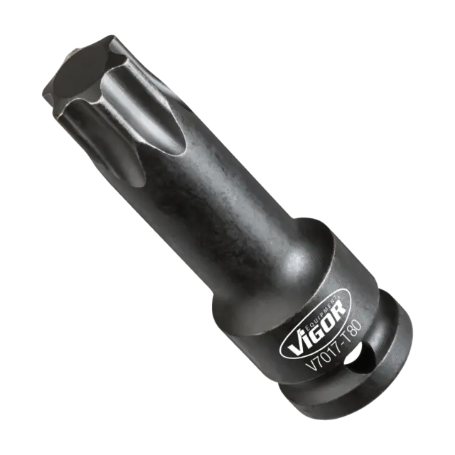 VIGOR slagbits T80 1/2" Torx Mål: 78 mm 