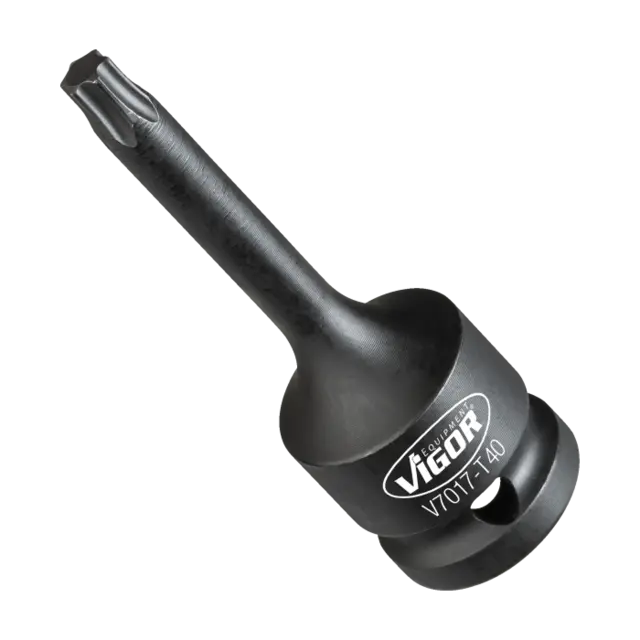 VIGOR slagbits T40 1/2" Torx Mål: 78 mm 
