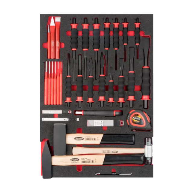 VIGOR Hammer-, meisel- og dorsett 2K mykskuminnlegg, størrelse L 