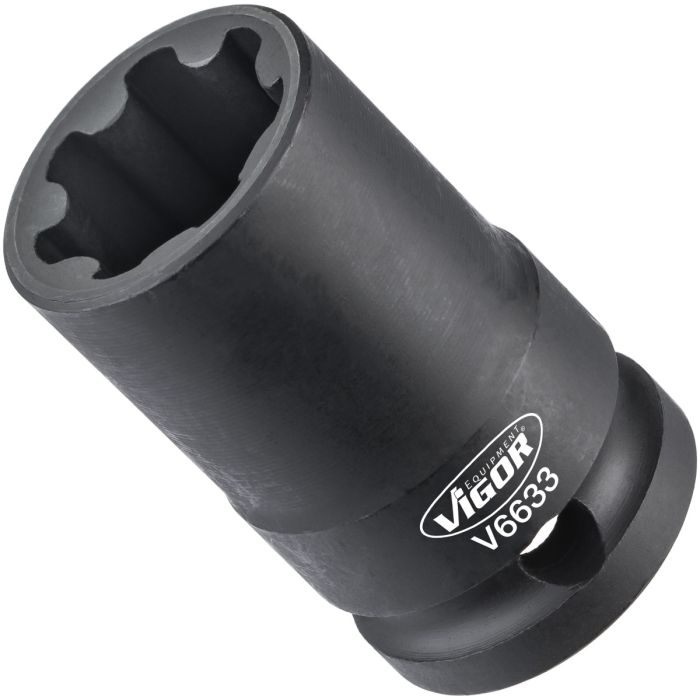 VIGOR Pipe 22 mm 1/2" Rilleprofil Mål: 48 mm