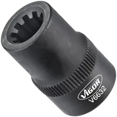 VIGOR Pipe 9 mm 3/8" Rilleprofil Mål: 31 mm