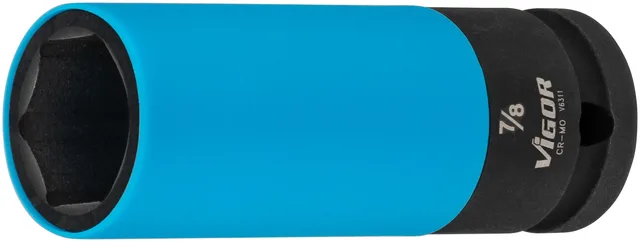 VIGOR Slagpipe 22,2 mm 1/2" 6-kant TESLA Mål: 85 mm 