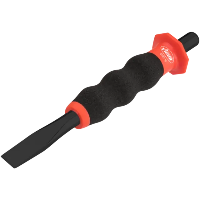 VIGOR Flatmeisel 10 mm Mål: 140 mm 