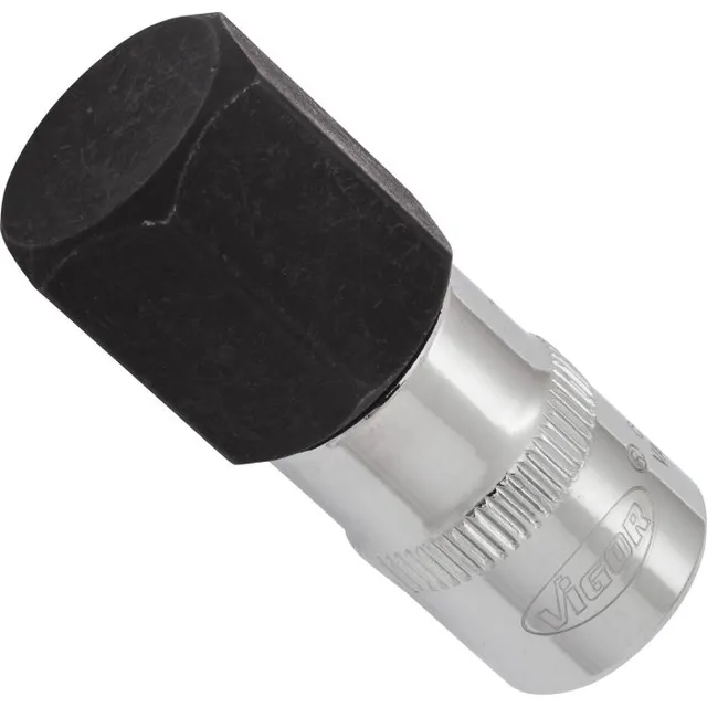 VIGOR Skrutrekkerinnsats 19 mm 3/8" Mål: 49 mm, for manuell bruk 