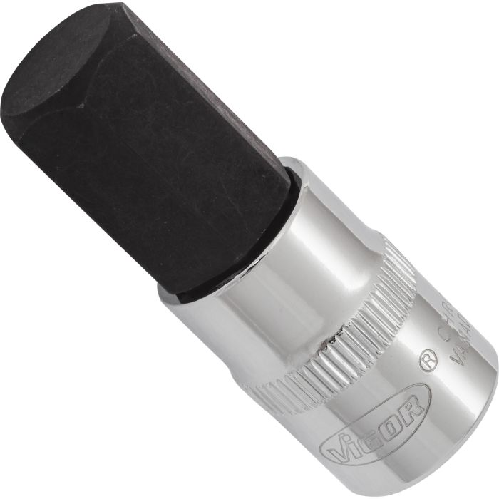 VIGOR Skrutrekkerinnsats 14 mm 3/8" Mål: 49 mm, for manuell bruk