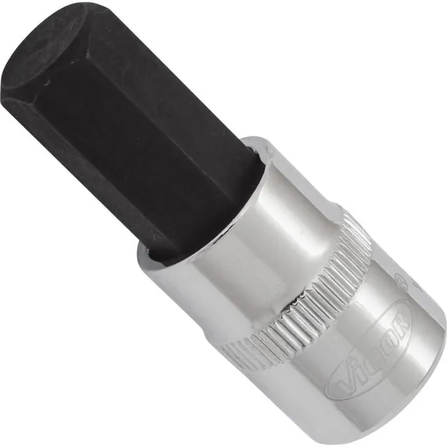 VIGOR Skrutrekkerinnsats 12 mm 3/8" Mål: 49 mm, for manuell bruk 