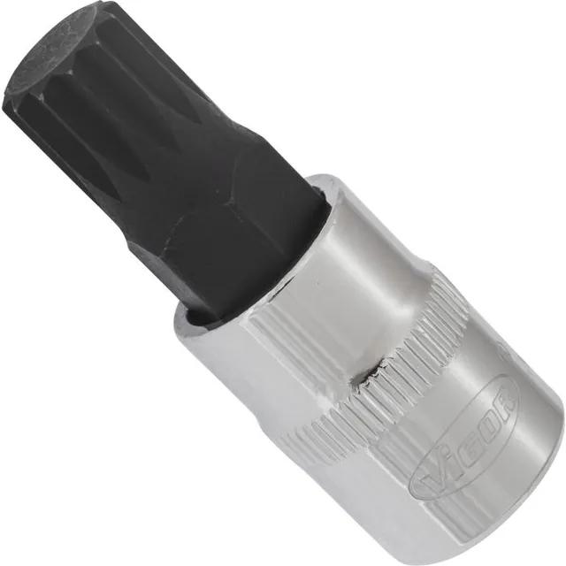VIGOR Skrutrekkerinnsats M12 3/8" XZN Mål: 48 mm, for manuell bruk 