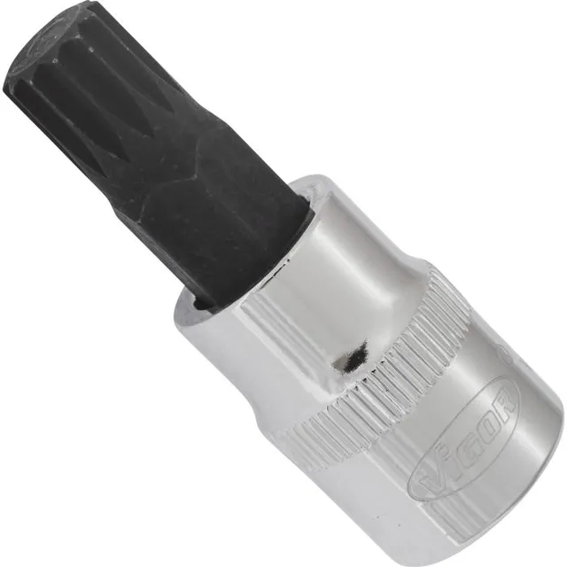 VIGOR Skrutrekkerinnsats M10 3/8" XZN Mål: 48 mm, for manuell bruk 