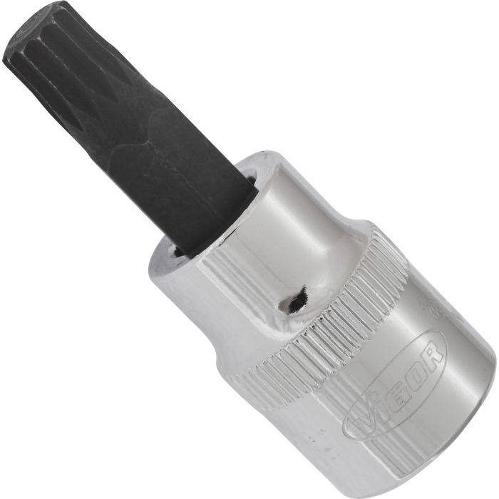 VIGOR Skrutrekkerinnsats M8 3/8" XZN Mål: 48 mm, for manuell bruk