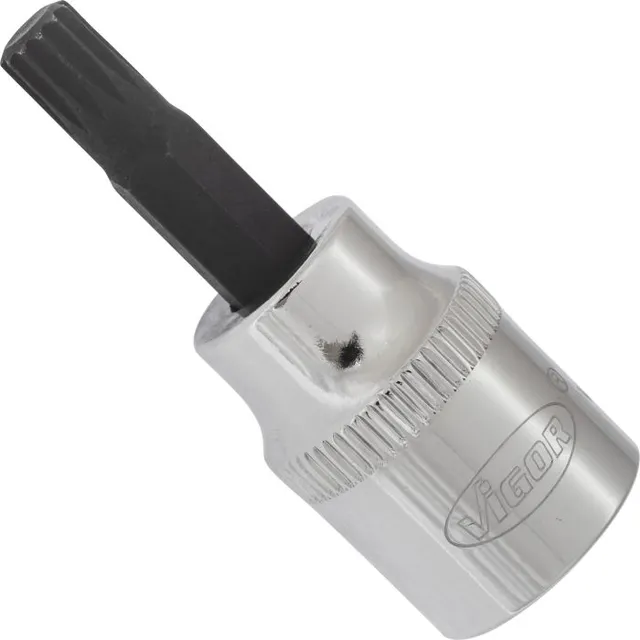 VIGOR Skrutrekkerinnsats M6 3/8" XZN Mål: 48 mm, for manuell bruk 