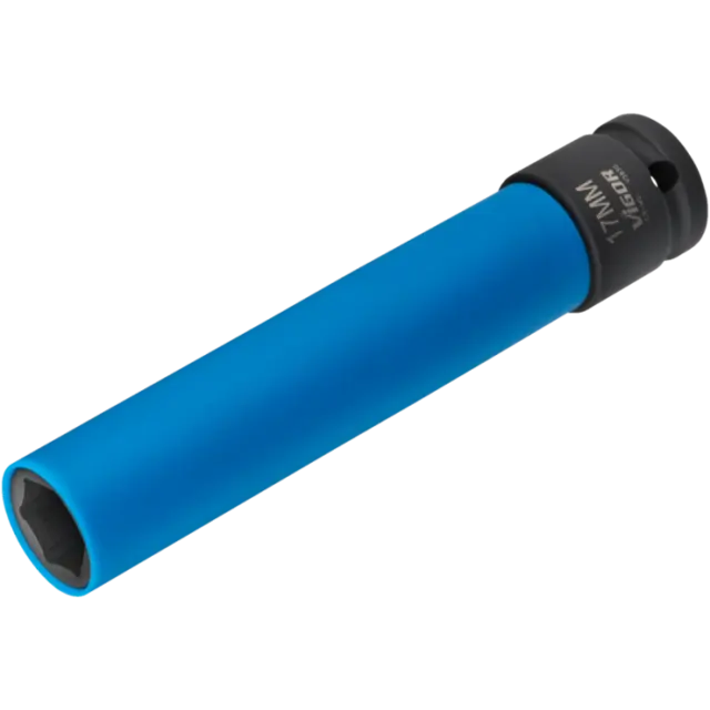 VIGOR Slagpipe 17 mm 1/2" 6-kant lang Mål: 150 mm 