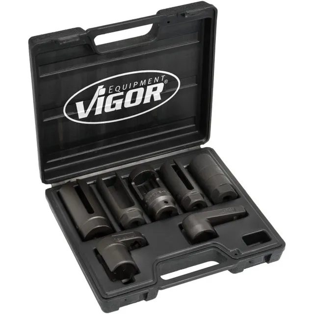 VIGOR Lambdasensor-sett 7 deler 12-kant 27 x 83 mm – 12,5 mm ( 1 / 2") 