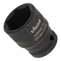 VIGOR Slagpipe 24 mm 1/2" 6-kant kort Mål: 82 mm