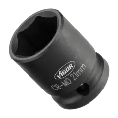 VIGOR Slagpipe 12 mm 1/2" 6-kant kort Mål: 82 mm