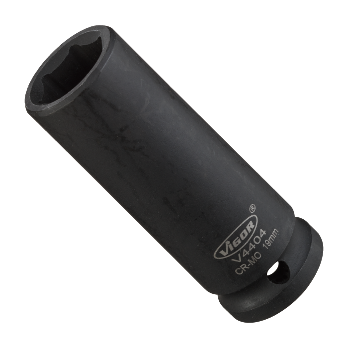 VIGOR Slagpipe 18 mm 1/2" 6-kant lang Mål: 42 mm