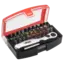 VIGOR Bitsboks 32 deler 1/4" Skrutrekkerpipe (bits) ~ DIN / ISO