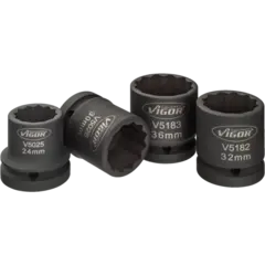 VIGOR Slagpipesett 4 deler 3/4" 12-kant NV 32: VW Touareg mod. 2003 ->