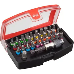 VIGOR Bitsboks 32 deler 1/4" Skrutrekkerpipe (bits) ~ DIN / ISO