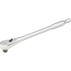 VIGOR Fintannet vendbar skralle 380 mm 72 tenner, 5° arbeidsvinkel