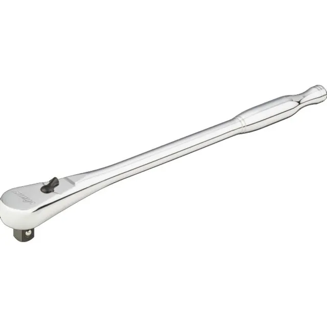 VIGOR Fintannet vendbar skralle 380 mm 72 tenner, 5° arbeidsvinkel 
