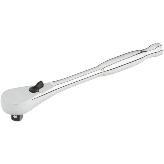 VIGOR Fintannet vendbar skralle 198 mm 72 tenner, 5° arbeidsvinkel 