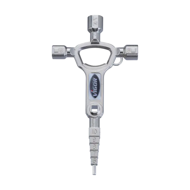 VIGOR Byggeplassnøkkel MasterKey Sinktrykkgods 