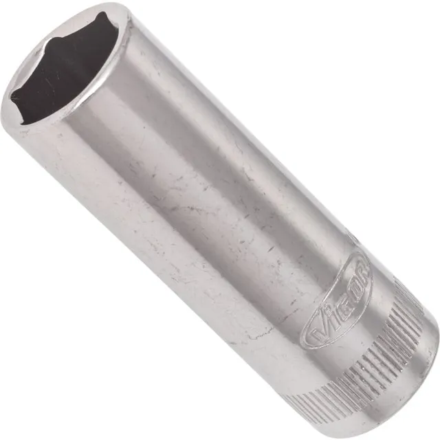 VIGOR Pipe 12 mm 1/4" 6-kant lang Mål: 50 mm, for manuell bruk 