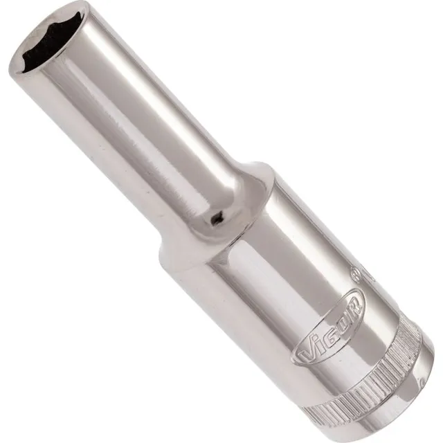 VIGOR Pipe 10 mm 1/2" 6-kant lang Mål: 77 mm, for manuell bruk 