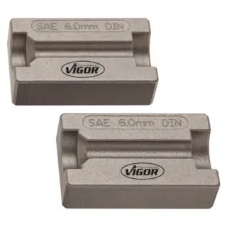 VIGOR Spennbakke-par 6 mm Diameter (min-maks): 6