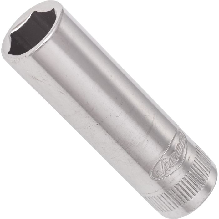 VIGOR Pipe 10 mm 1/4" 6-kant lang Mål: 50 mm, for manuell bruk