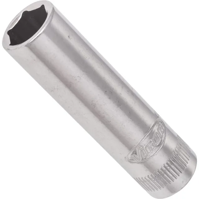 VIGOR Pipe 9 mm 1/4" 6-kant lang Mål: 50 mm, for manuell bruk 