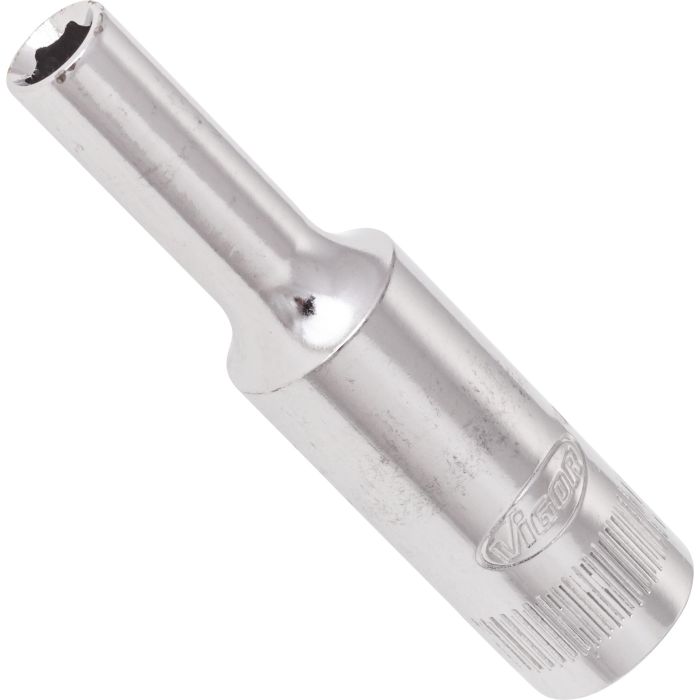 VIGOR Pipe 4 mm 1/4" 6-kant lang Mål: 50 mm, for manuell bruk