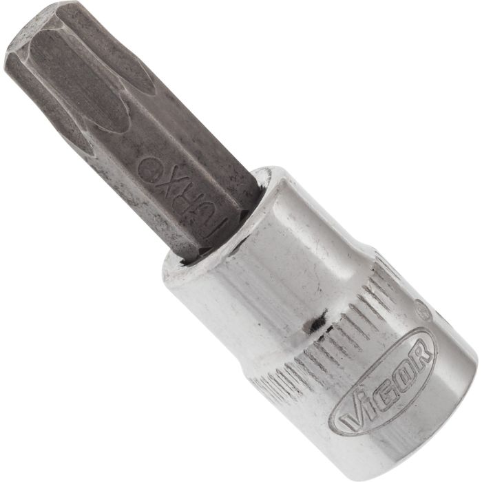 VIGOR Skrutrekkerinnsats T40 1/4" Torx Mål: 38 mm, for manuell bruk