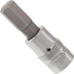 VIGOR Skrutrekkerinnsats 7 mm 1/4" Mål: 38 mm, for manuell bruk